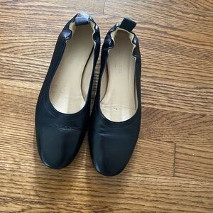Everlane leather black flats